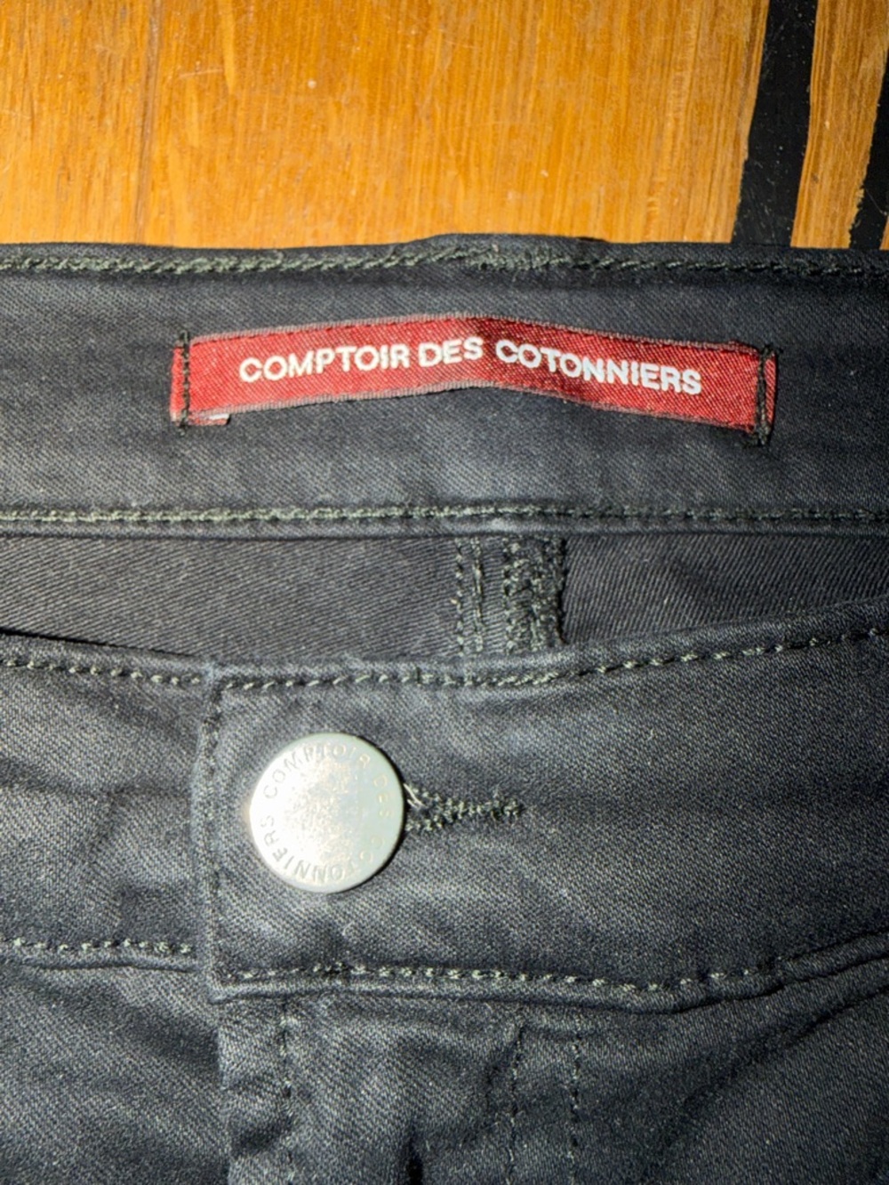 Comptoir Des Cotonniers Black High-Rise Jeans